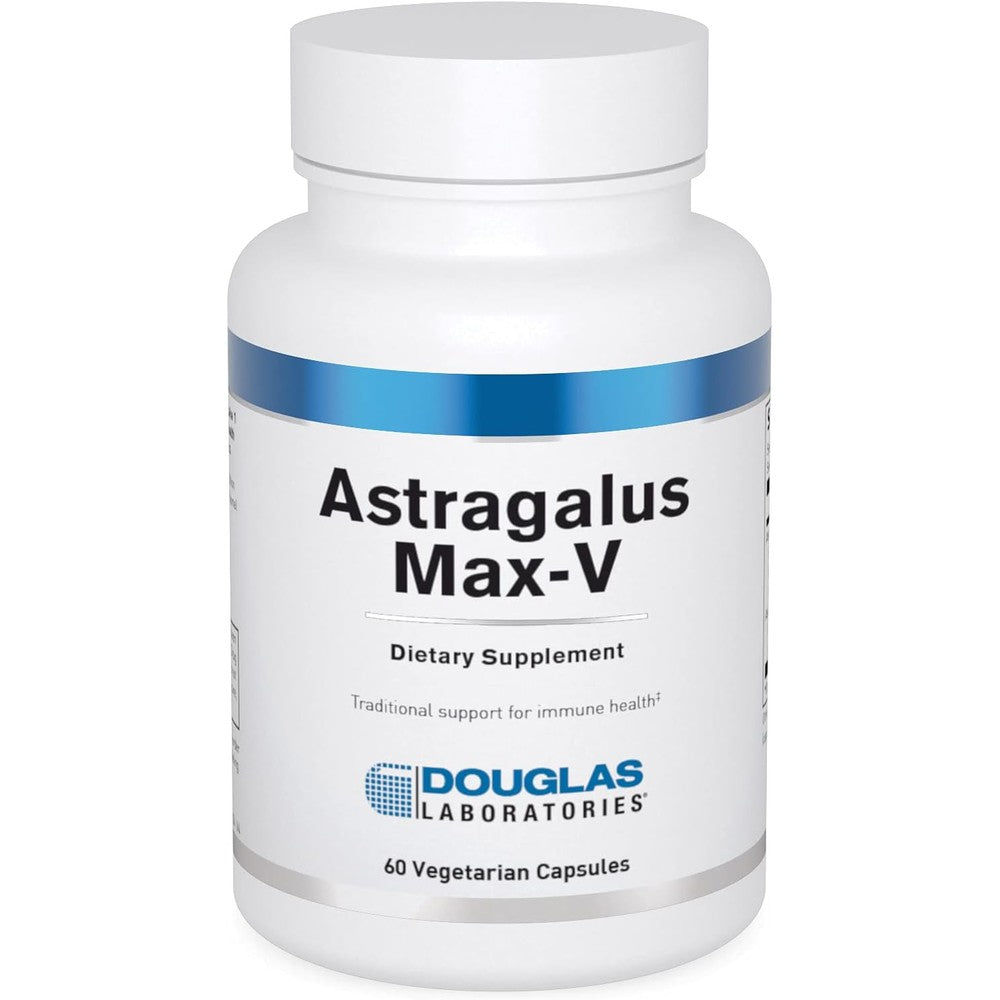 Douglas Laboratories Astragalus Max-V 60 capsules front view bottle showing immune support label