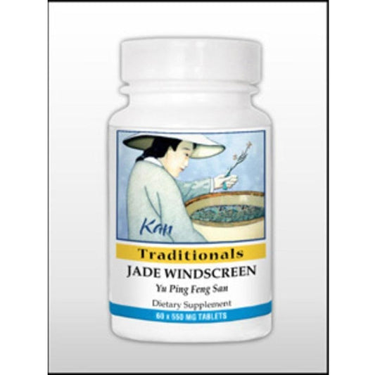 Kan Herbs Jade Windscreen 60 Tablets front view authentic immune support supplement