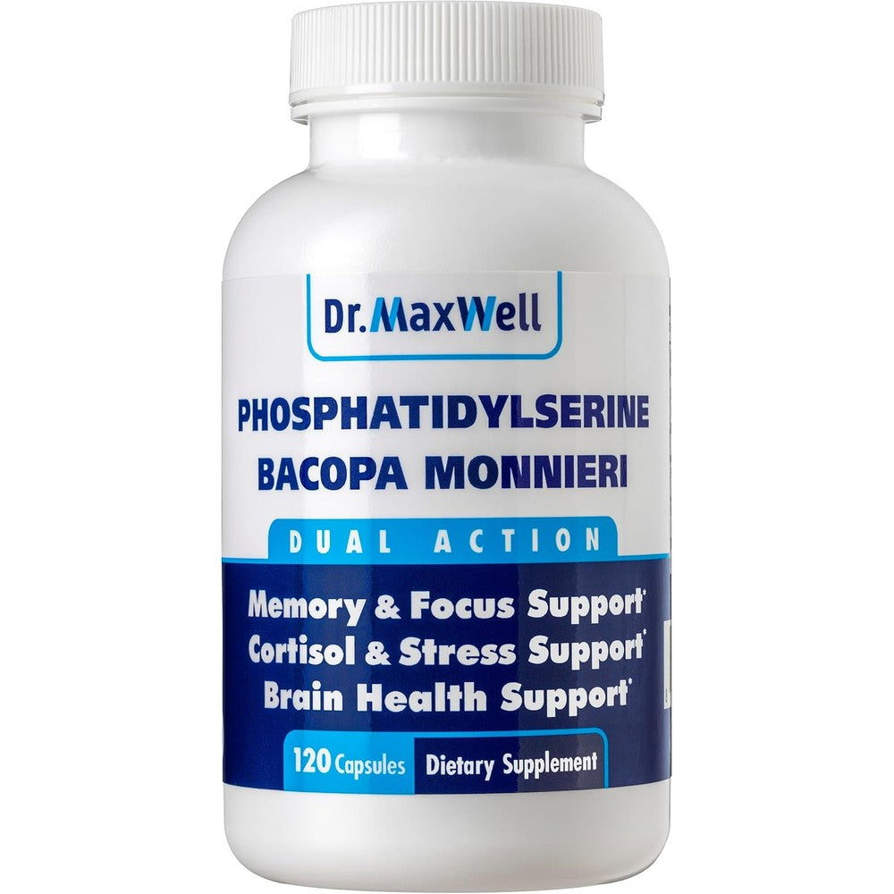 Dr. Maxwell Phosphatidylserine 300mg Bacopa Monnieri 2in1 Memory | 120 Caps