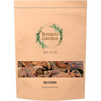 Botanic Garden Raw Bilva Bael Fruit Herb 100g bag front view showing dried Aegle marmelos slices.