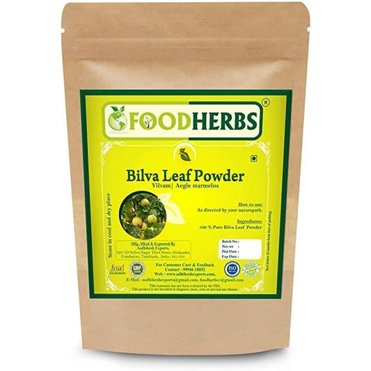 KILLI Rosevilla Bilva Leaf Powder 200 grams pouch front view showing natural Ayurvedic supplement branding.