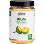 Bixa Botanical Bilva Fruit Powder 7 ounce jar front view ayurvedic gut supplement