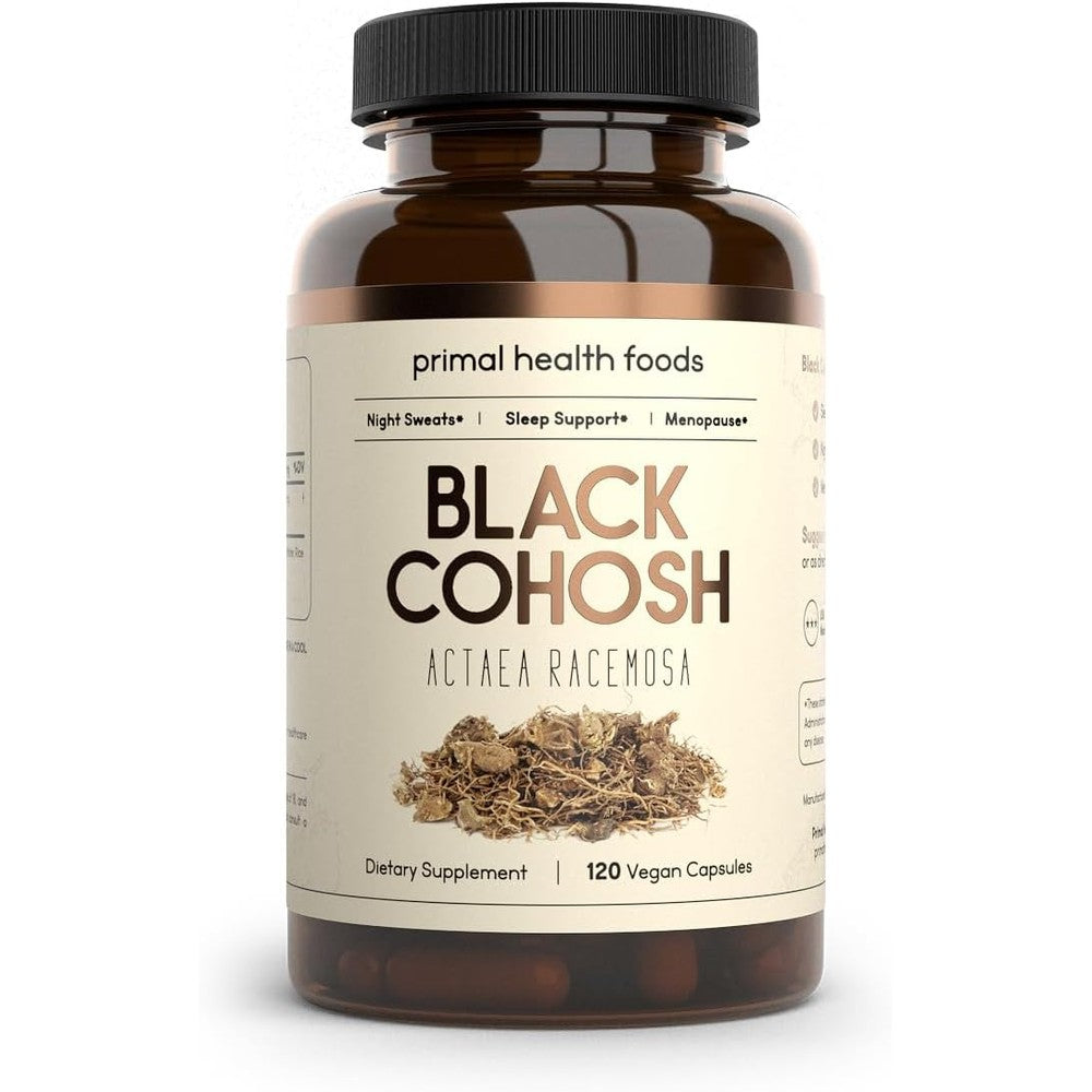 Primal Health Foods Organic Black Cohosh 1000 Mg 120 Vegetarian Capsules