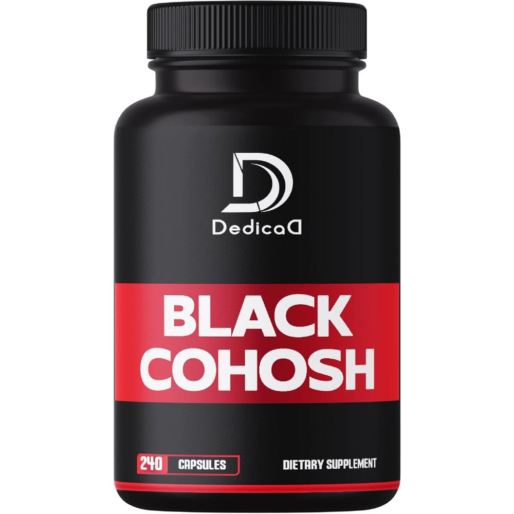 DEDICAD Black Cohosh 1000mg 240 Capsule, Menopause Supplements, Women's Health