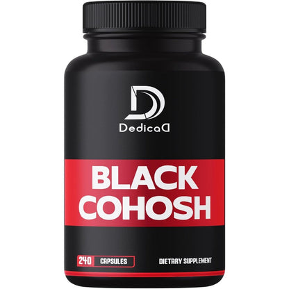 DEDICAD Black Cohosh 1000mg 240 Capsule, Menopause Supplements, Women's Health
