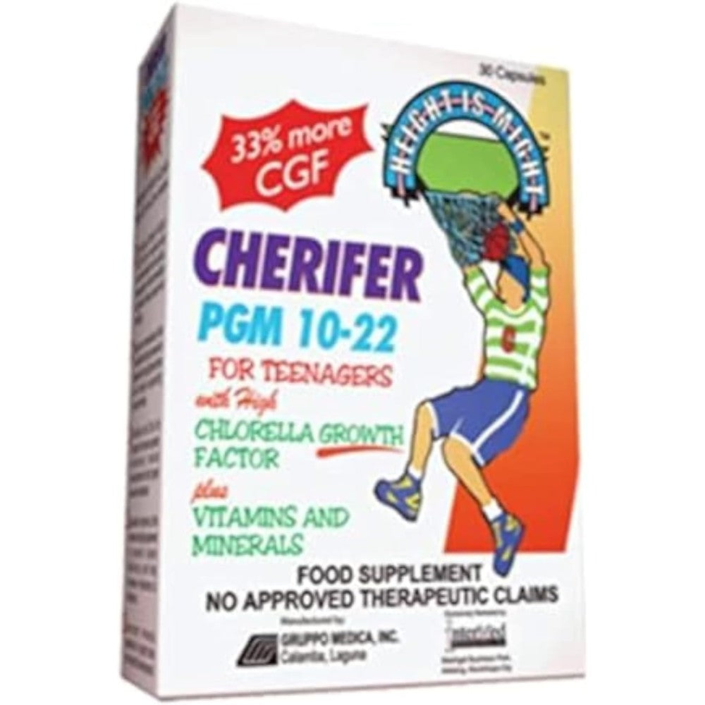 Intermed Cherifer PGM 10 22 Growth Enhancer front view capsule bottle
