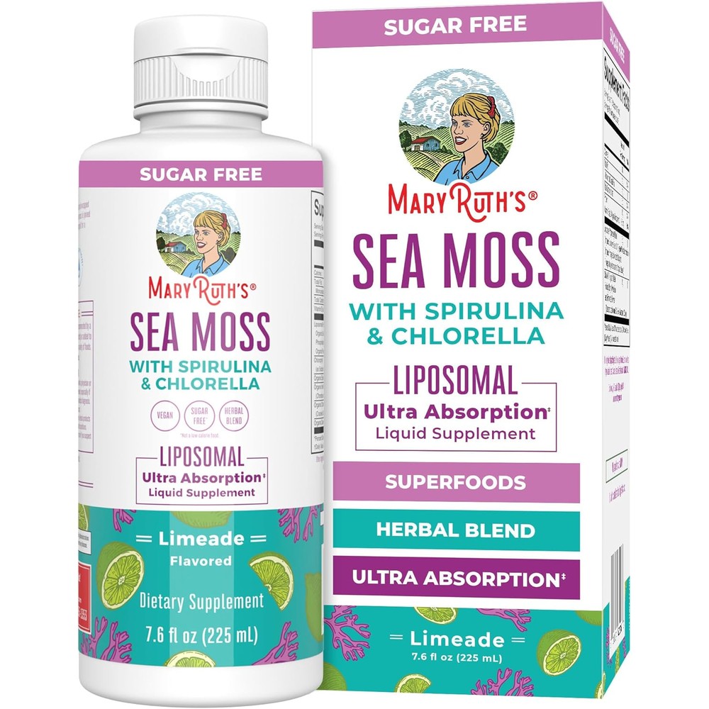 MaryRuth Organics Sea Moss Liposomal Liquid front view