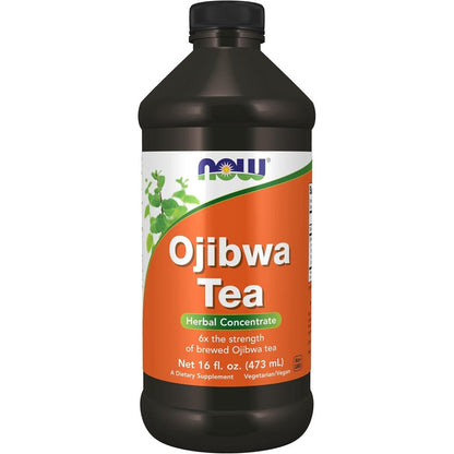 Now Foods Ojibwa Tea Concentrate 16 Fluid Ounce front view