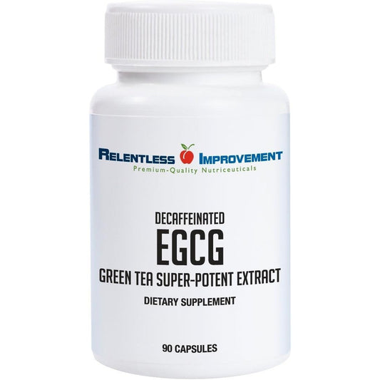 Relentless Improvement EGCG Green Tea Extract front of bottle