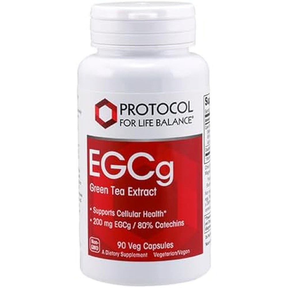 Protocol For Life Balance EGCg 200 mg Green Tea Extract 90 Veg Capsules