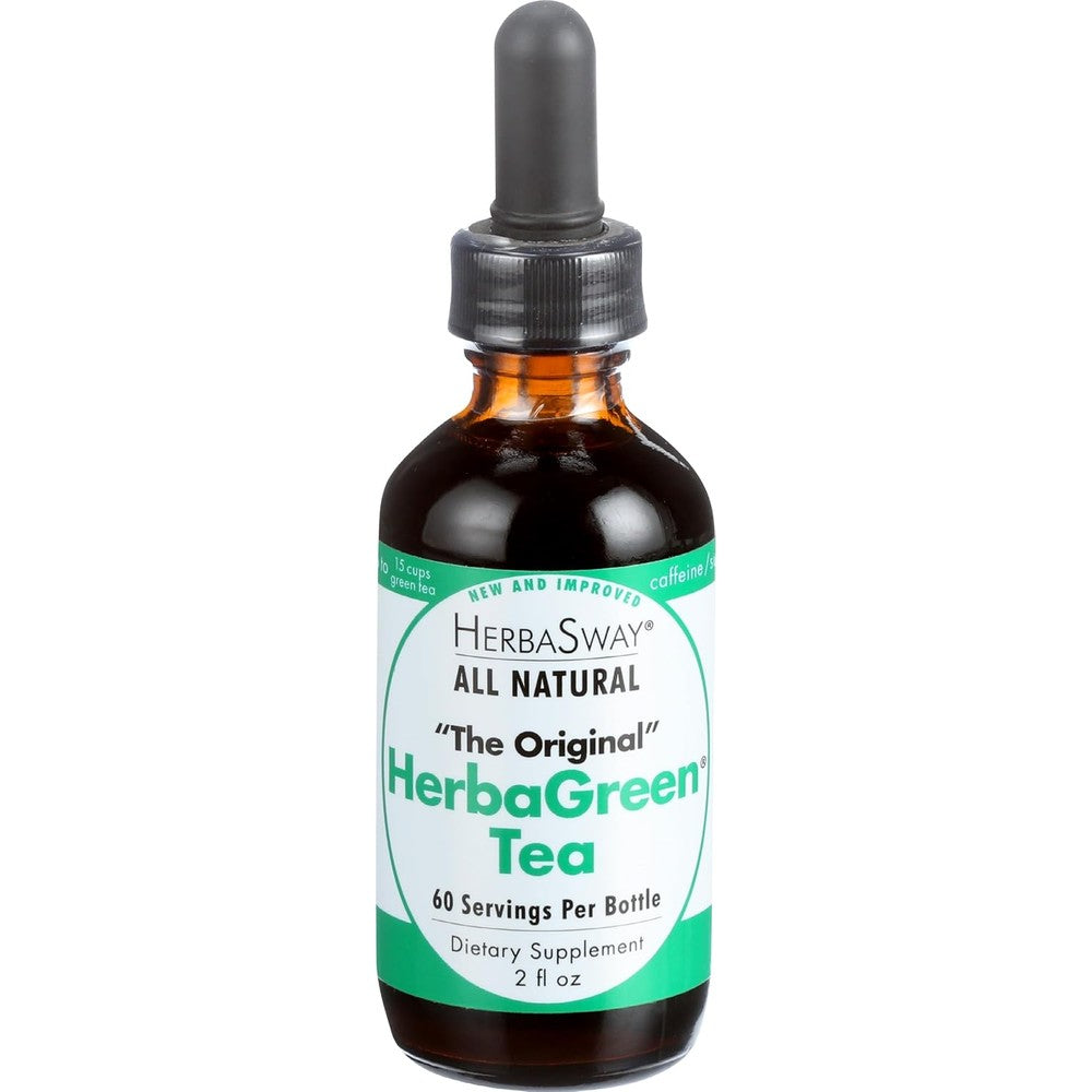 Herbasway HerbaGreen Tea Original 2 Fluid Ounces front view