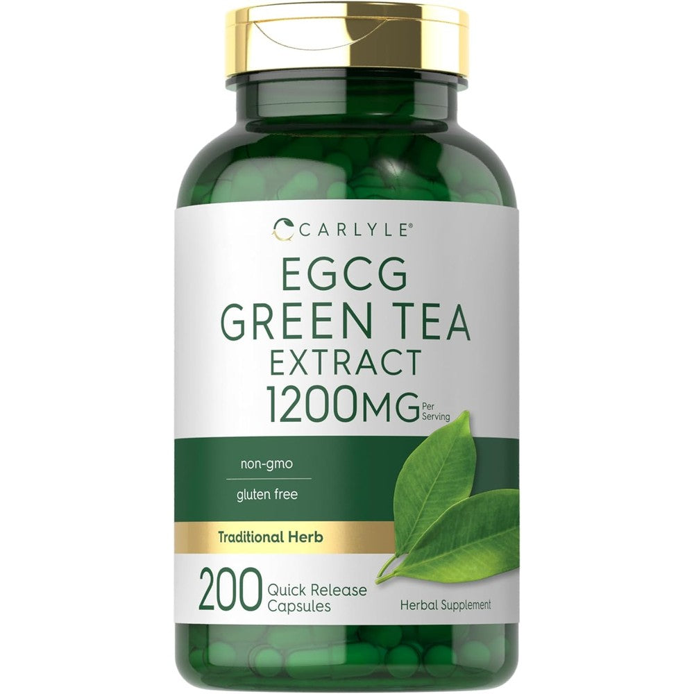 Carlyle EGCG Green Tea Extract 1200mg bottle front view