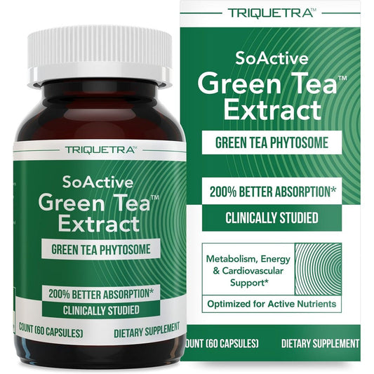 Triquetra Health SoActive Green Tea Phytosome Extract front view bottle