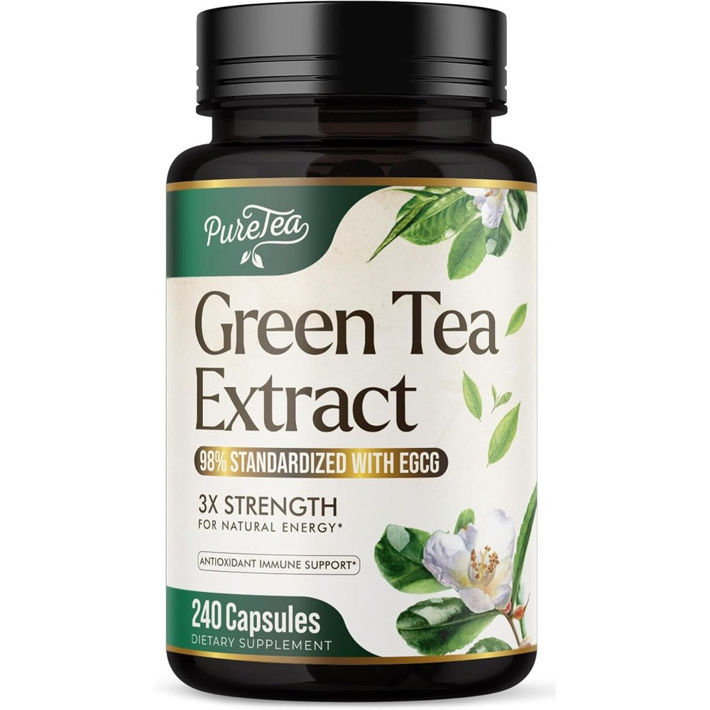 SilverOnyx Green Tea Extract 1000mg bottle front view