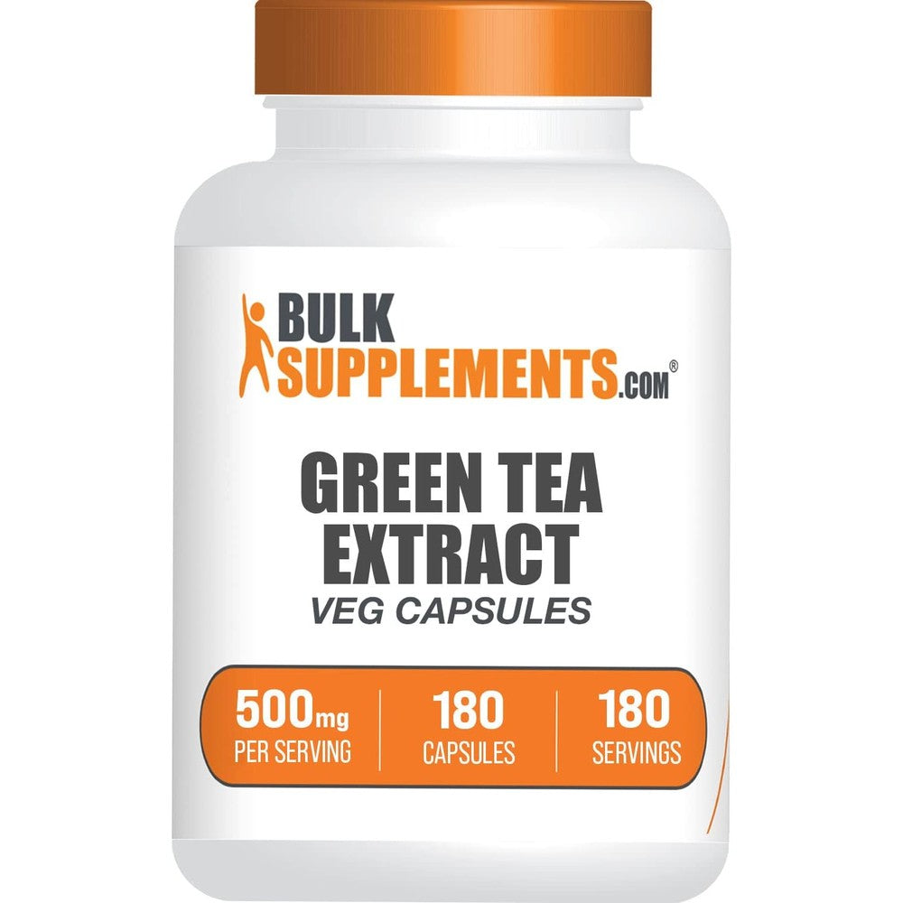 BulkSupplements Green Tea Extract 500mg bottle front view