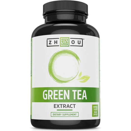 Zhou Green Tea Extract with EGCG front bottle view