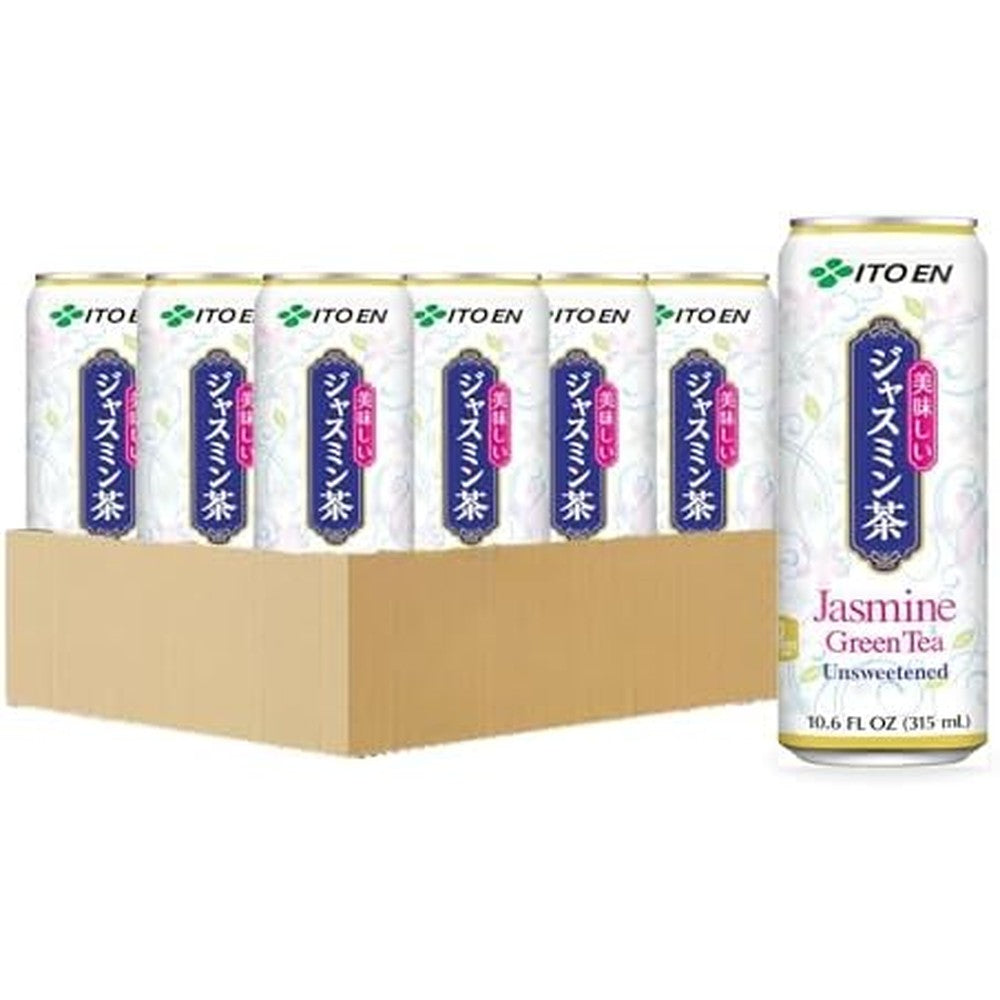 Ito En Jasmine Green Tea unsweetened premium antioxidant 12 pack front view