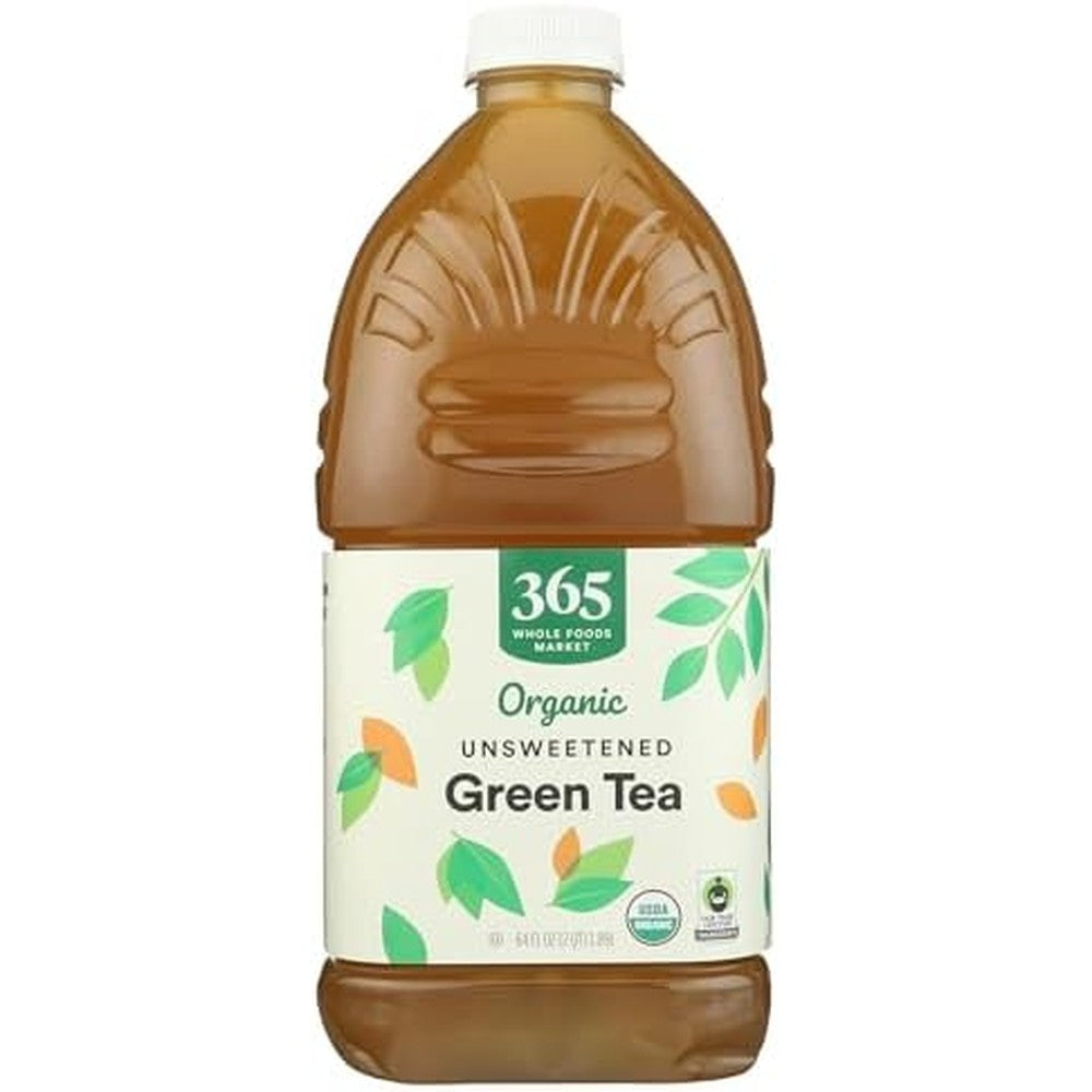 365 by Whole Foods Market organic unsweetened green tea front view
