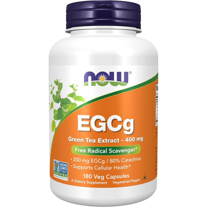 NOW Foods EGCg Green Tea Extract bottle front view
