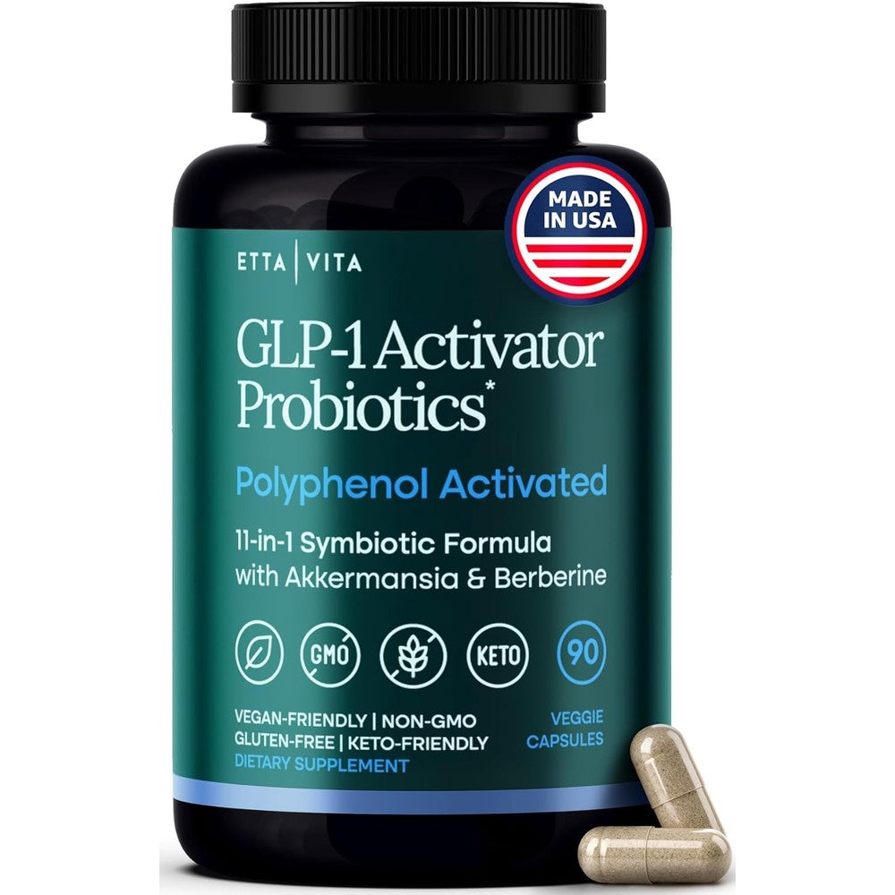 Etta Vita GLP-1 Activator Probiotic Supplement front view