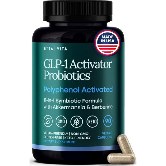 Etta Vita GLP-1 Activator Probiotic Supplement front view