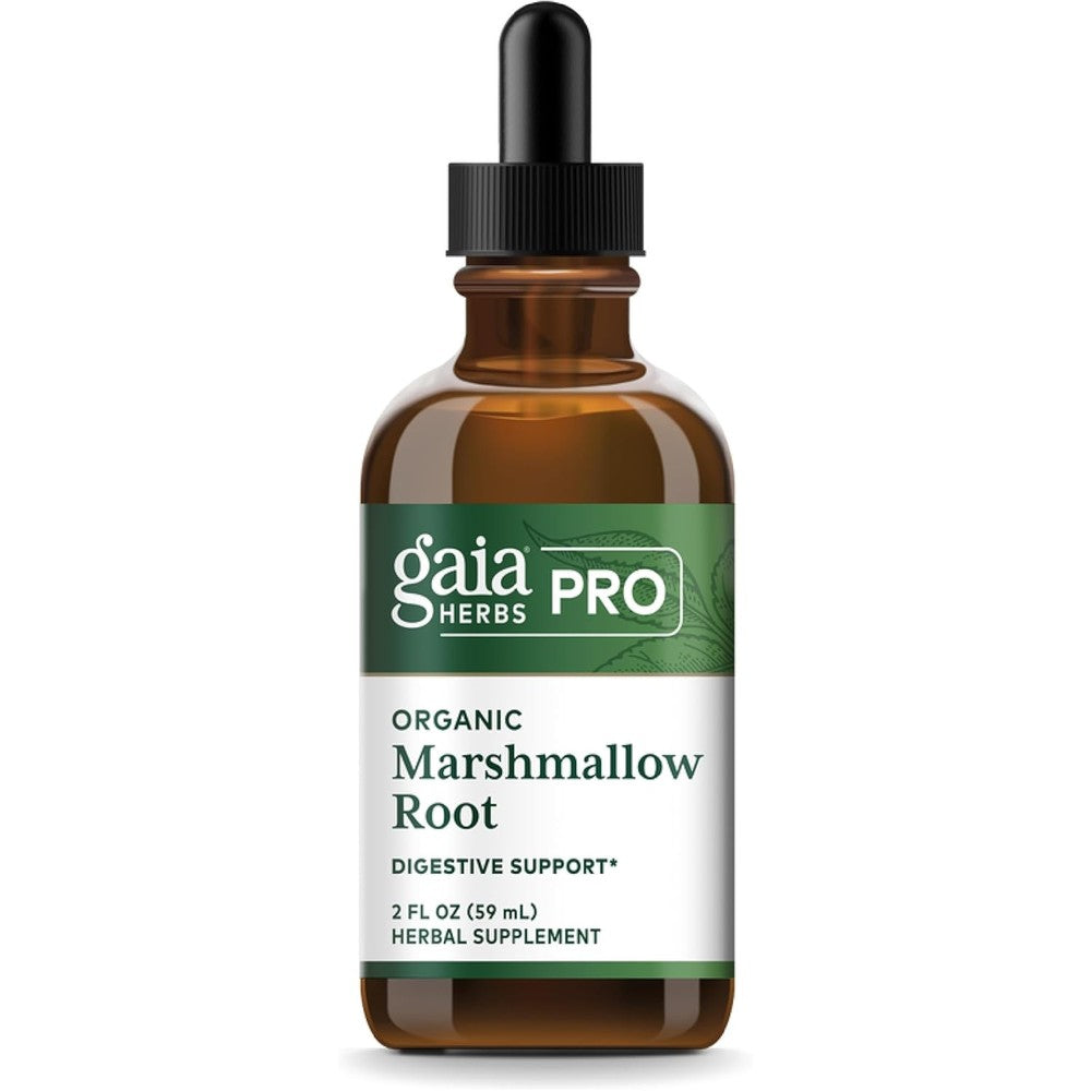 Gaia Herbs Pro Organic Marshmallow Root front view bottle