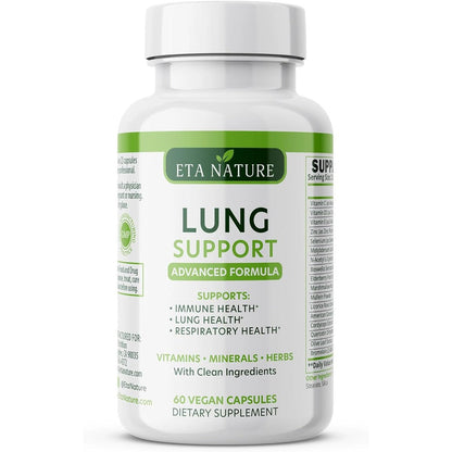 Etanature Lung Support Supplement bottle front view