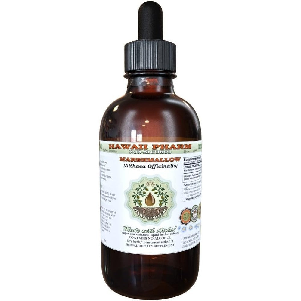 hawaii pharm alcohol-free marshmallow liquid extract natural products dropper liquid