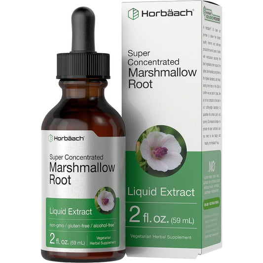 Horbaach Marshmallow Root Extract Tincture front view bottle