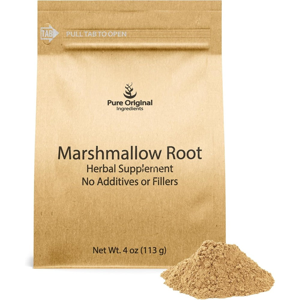 Pure Original Ingredients Marshmallow Root Extract Powder front view