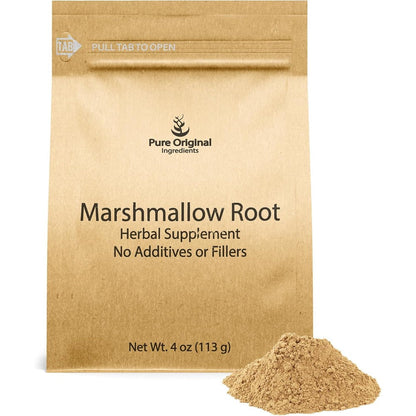 Pure Original Ingredients Marshmallow Root Extract Powder front view