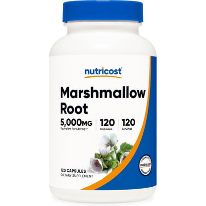 Nutricost Marshmallow Root 5000mg bottle front view