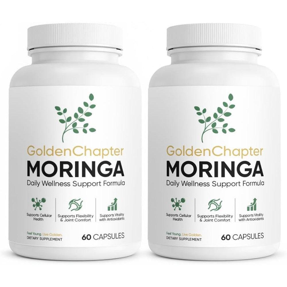 Suuduul Golden Chapter Pure Moringa capsules for daily wellness and natural energy