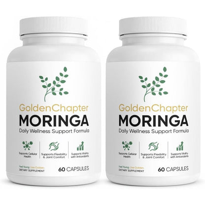 Suuduul Golden Chapter Pure Moringa capsules for daily wellness and natural energy