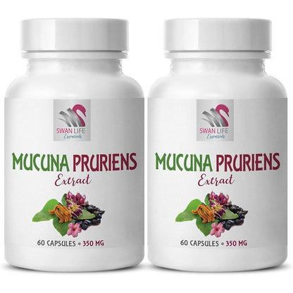 Swan Life Essentials Mucuna Pruriens Extract front view showing original imported bottle
