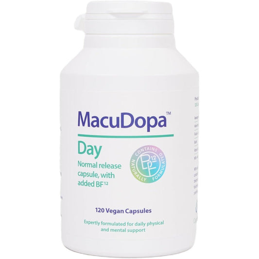 MacuDopa Day Capsules 700mg front bottle view natural dopamine support