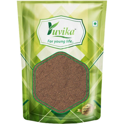 Yuvika Nagarmotha Powder 100g front view packaging showing authentic Ayurvedic herb labeling.