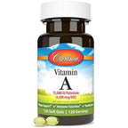 Carlson Vitamin A 15000 IU softgels bottle front view
