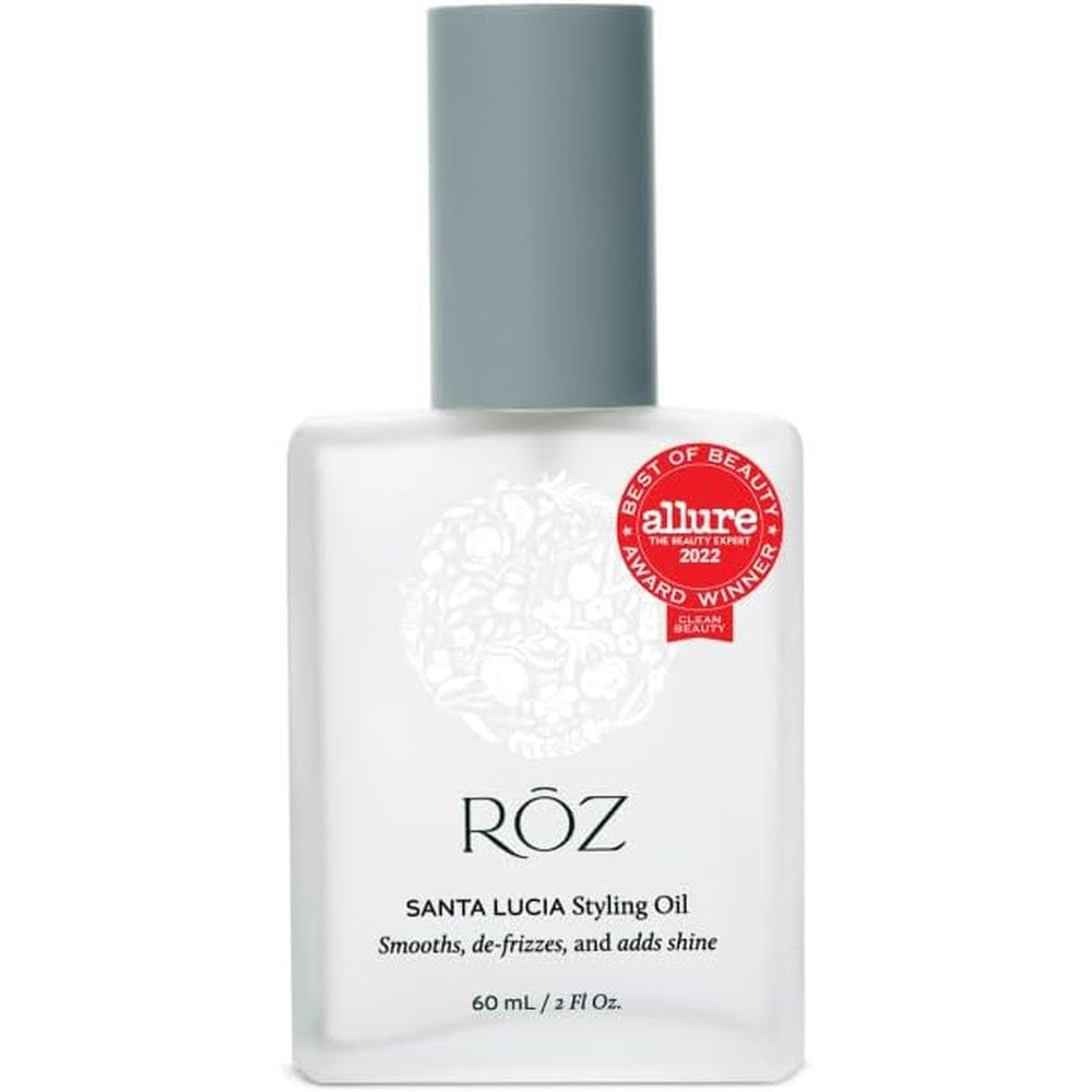 RŌZ Santa Lucia Styling Oil 60ml bottle front view premium imported hair oil for frizz control