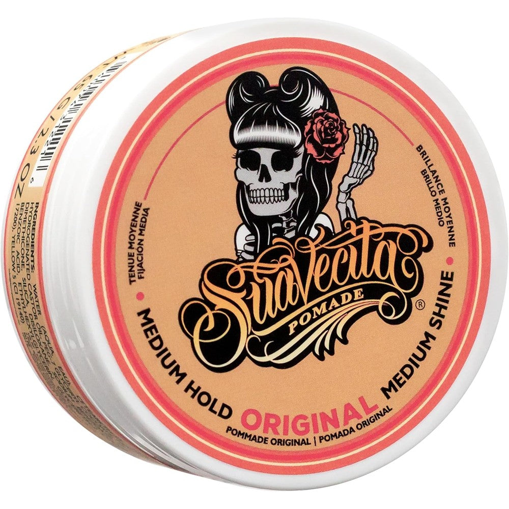 Suavecito Suavecita Pomade for Women front view container for medium hold hair styling