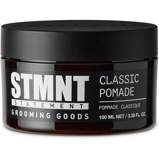 STMNT Grooming Goods Classic Pomade front view jar for men styling