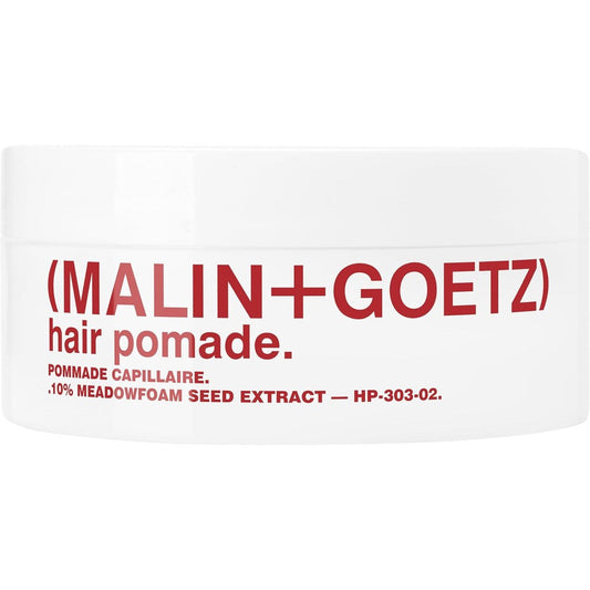 MALIN+GOETZ Hair Pomade firm hold styling wax front view jar