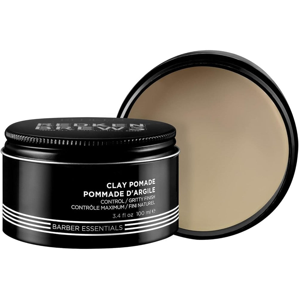 Redken Brews Clay Pomade For Men front view container