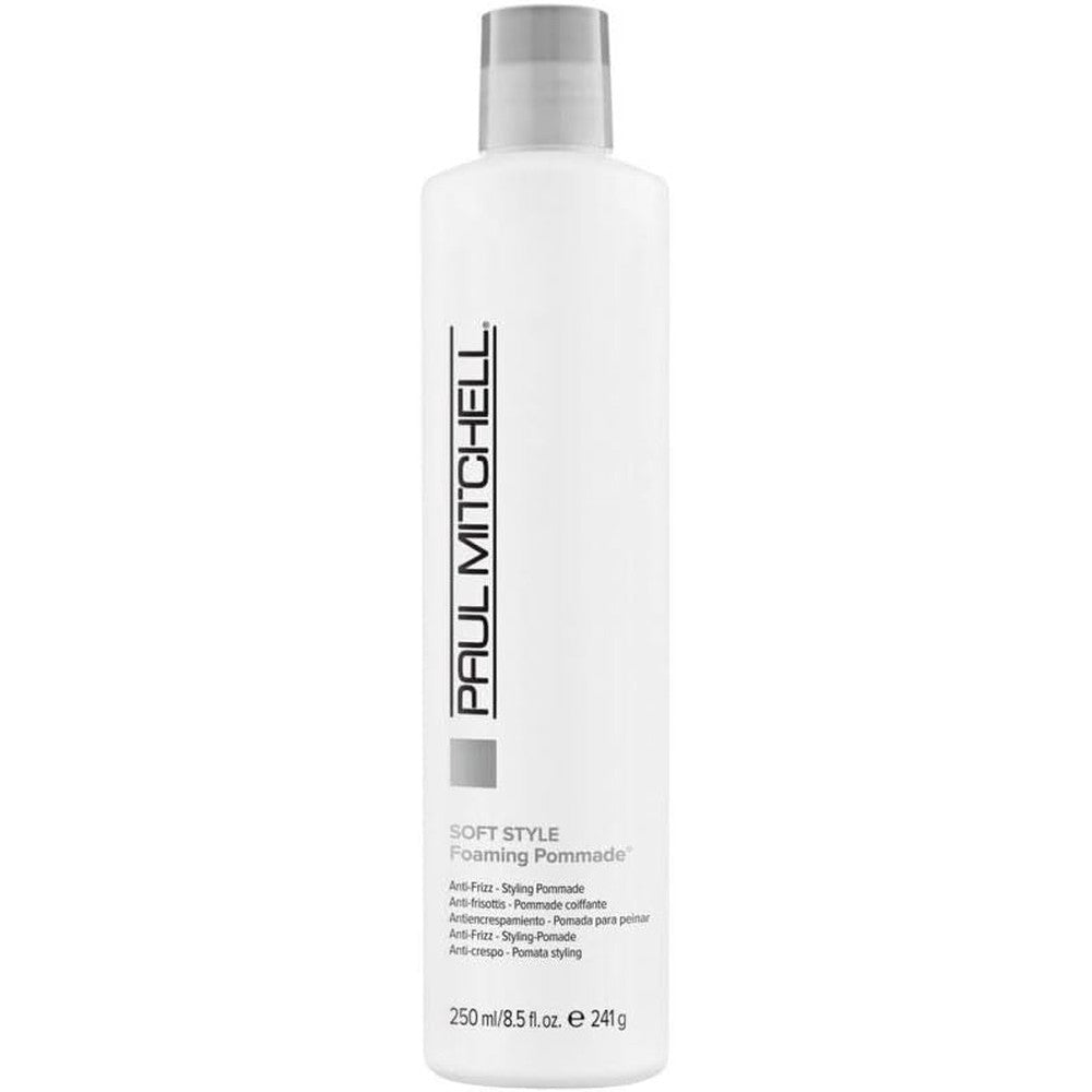 Paul Mitchell Foaming Pomade front view bottle for curly hair styling