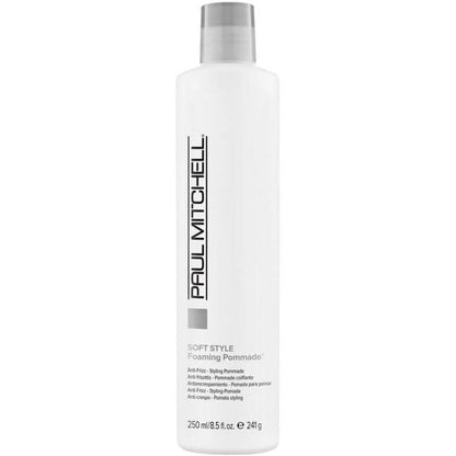 Paul Mitchell Foaming Pomade front view bottle for curly hair styling