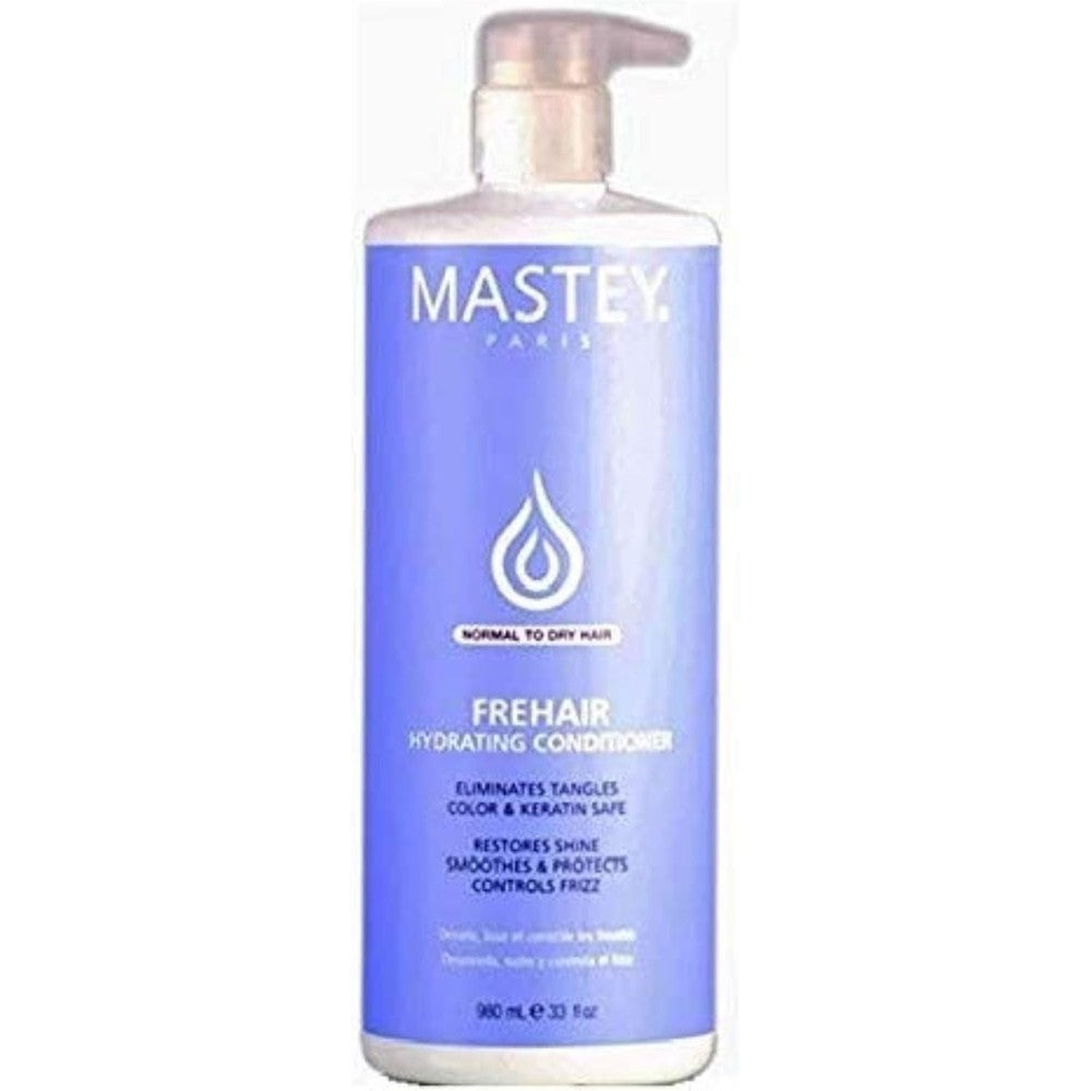 Mastey Paris Frehair Hydrating Conditioner front view large pump bottle