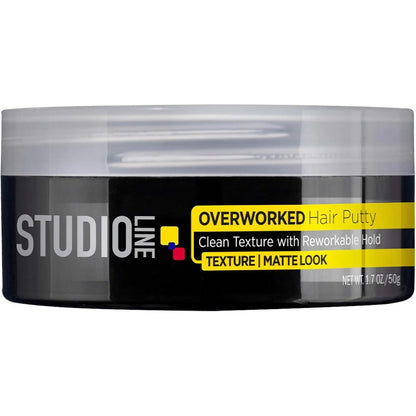 Loreal Paris Studio Line Overworked Hair Putty front view