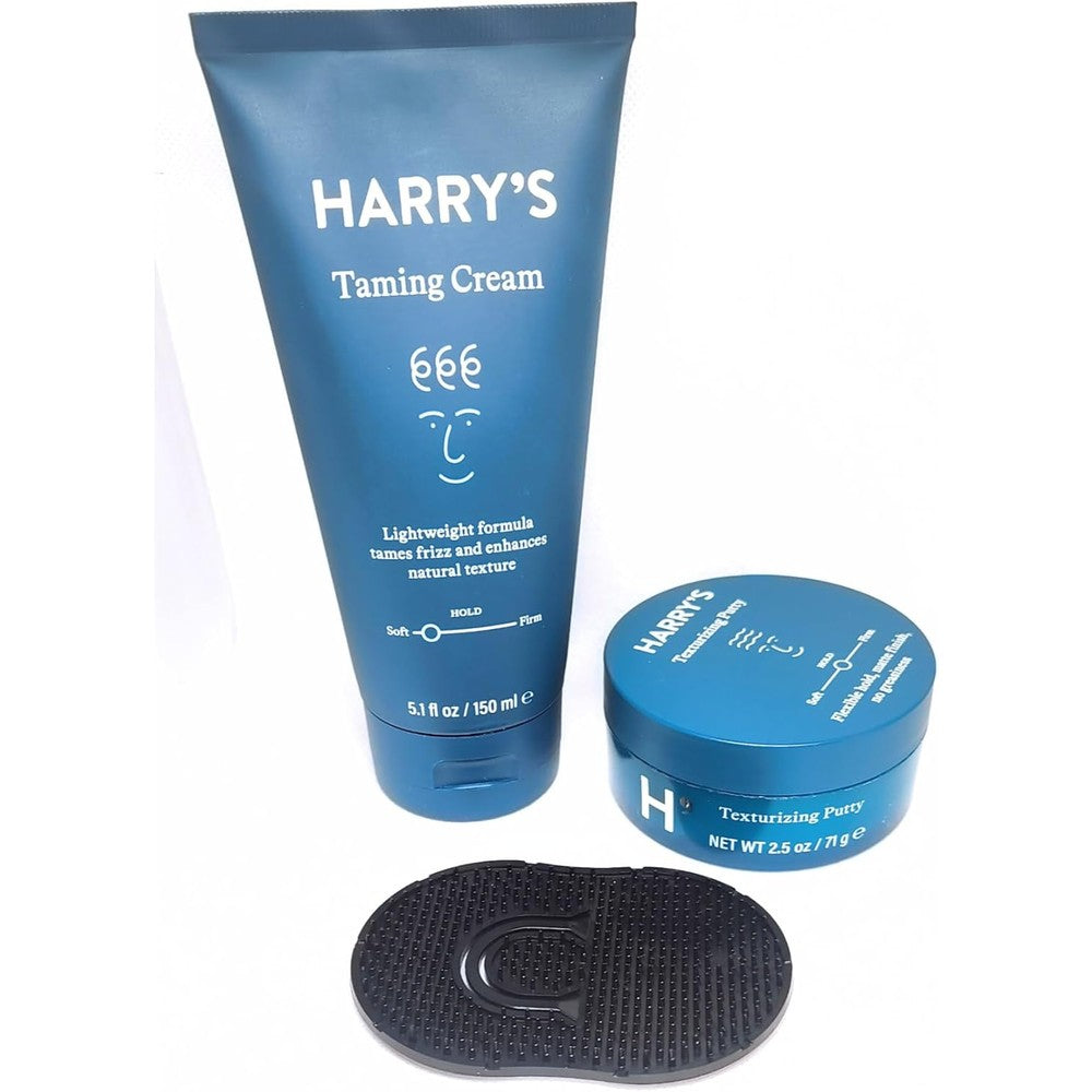 Yaco Designs Harrys Hair Taming Cream and Putty bundle front view