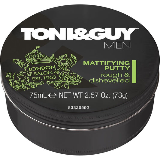 Toni and Guy Men Mattifying Putty front view packaging