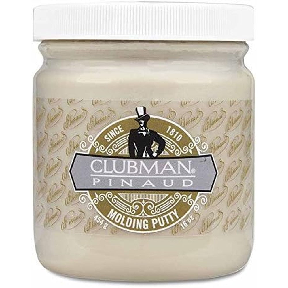 Clubman Pinaud Molding Putty 16 Ounce large container for men's hair styling